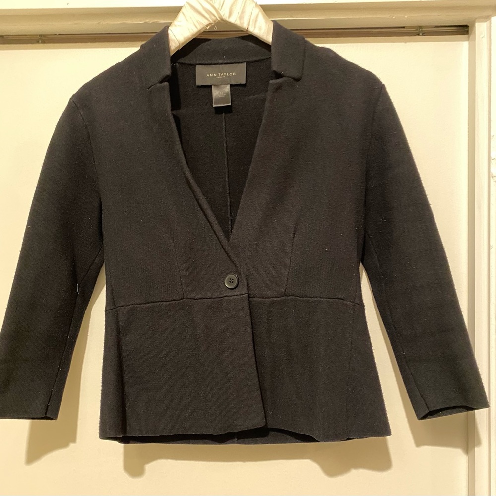 Blazer style sweater